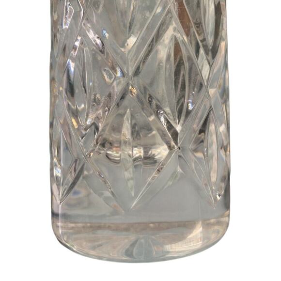 Atlantis Crystal Vase 10.5" Tall ATL14 Collection Vintage MCM Tube Flowers Shiny - Picture 15 of 16